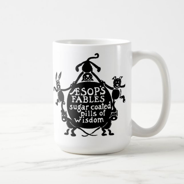 Caneca De Café Frente de Cabos de Aesop (Direita)