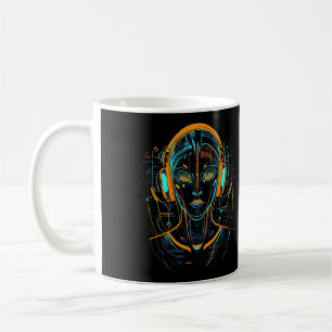 Caneca De Café Frequência Neural