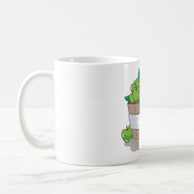 Caneca De Café Fresh Green Apple Harvest Barrel Granny Smith (Esquerda)
