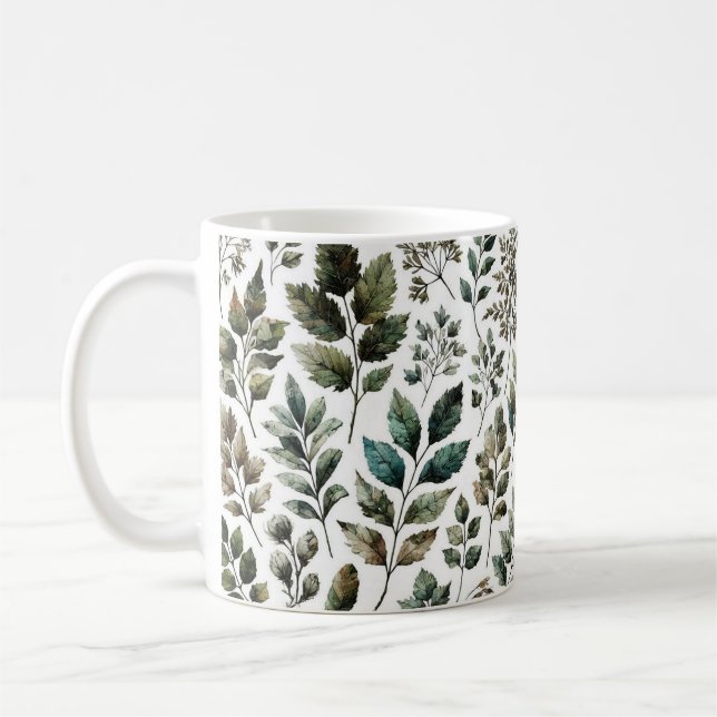 Caneca De Café Freshly Breed, Naturalmente Deixa Design Café Mug (Esquerda)