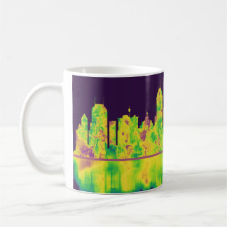 Caneca De Café Fresno California Skyline