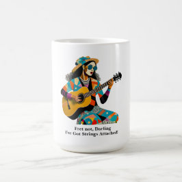 Caneca De Café Fret Not - Guitar