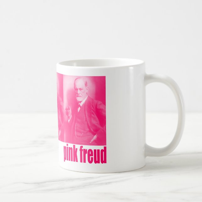 Caneca De Café Freud cor-de-rosa (Direita)