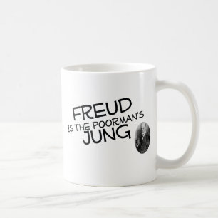 Caneca De Café Freud é o Jung do Poorman