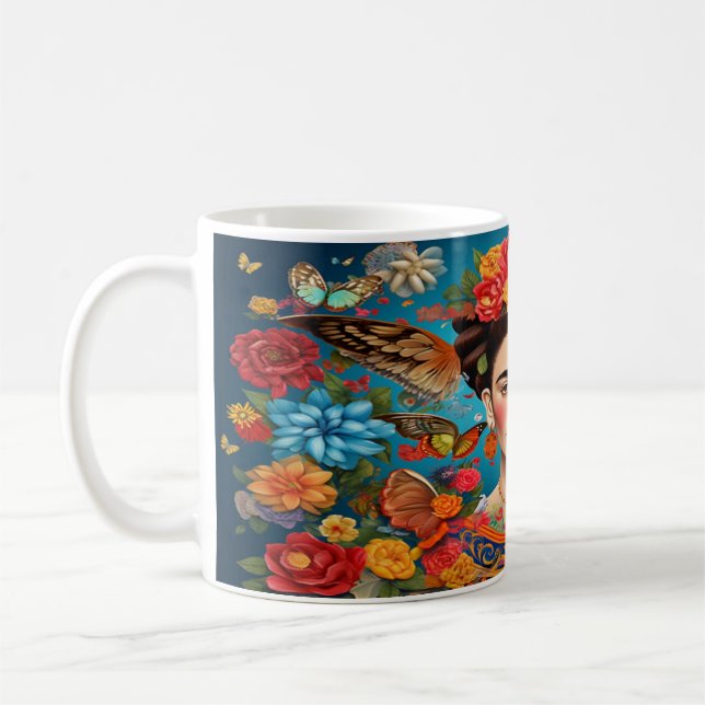 Caneca De Café Frida Kahlo (Esquerda)