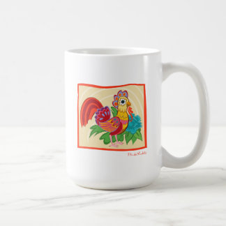 Caneca De Café Frida Kahlo Chicken Graphic