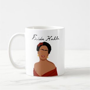 Caneca De Café Frida Kahlo Signature