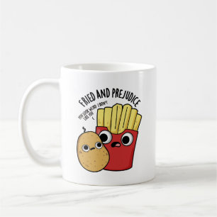 Caneca De Café Fried E Prejudica Fries Funny Pun