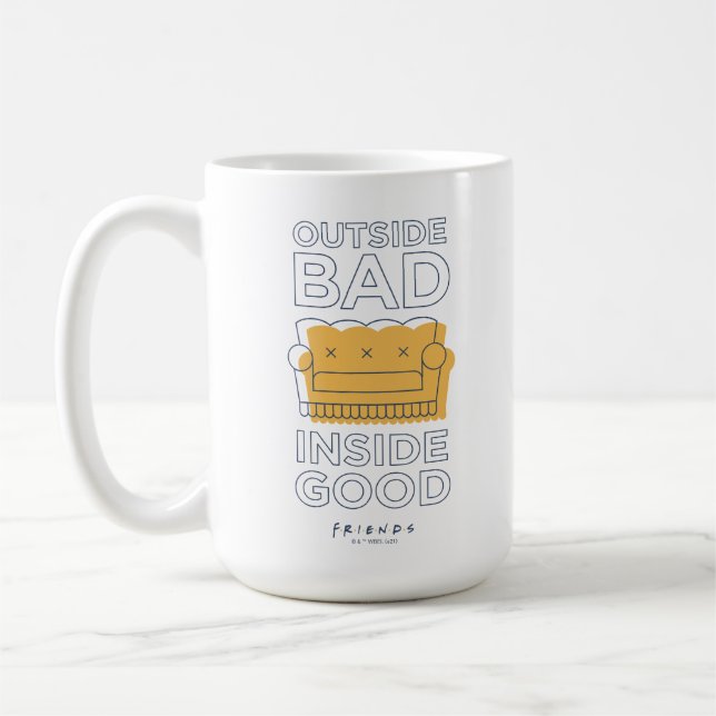 Caneca De Café FRIENDS™ | Outside Bad, Inside Good (Esquerda)