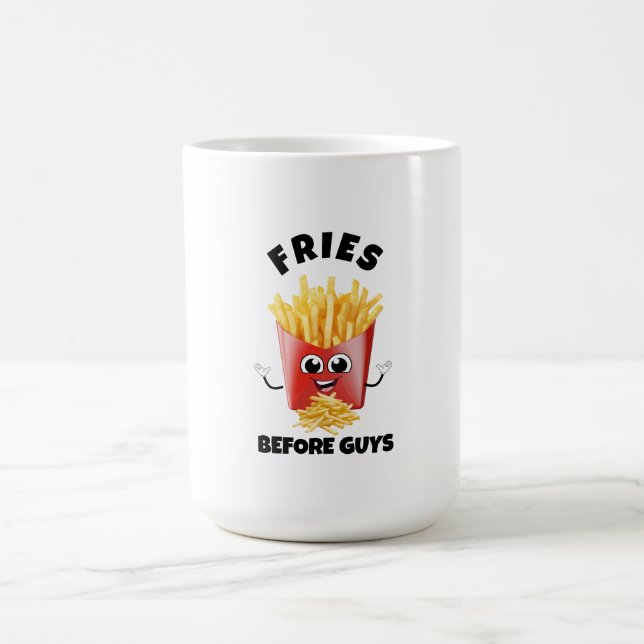 Caneca De Café Fries franceses bonitos Cartoon Hoodie & Tee - Com (Centro)