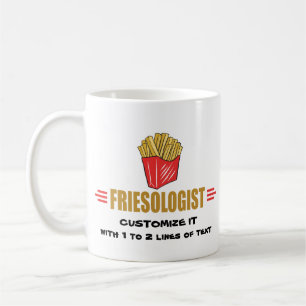 Caneca De Café Fries franceses engraçados