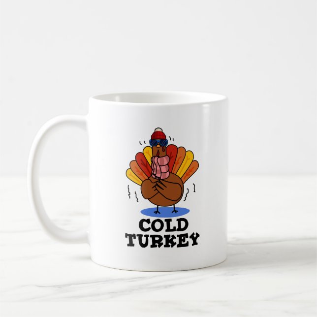 Caneca De Café Frio Turco Fundido Animal Pun (Esquerda)