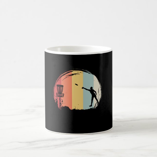 Caneca De Café Frisbee Golf Retro (Centro)