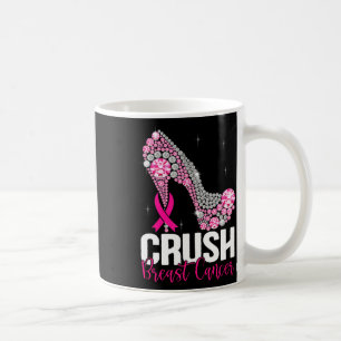 Caneca De Café Friso Rosa Brisa Rosa para Sensibilizar o Cancer d