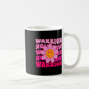 Caneca De Café Friso Rosa do Guerreiro do Cancer da Mama