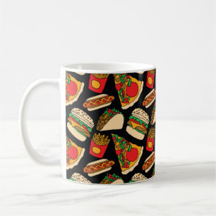 Caneca De Café fritas french french french french, hambúrguer de