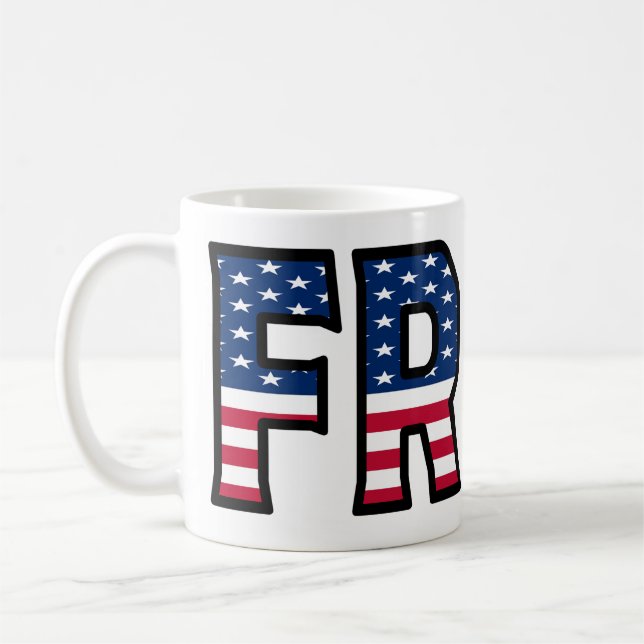 Caneca De Café Fritz Name Vorname USA styled Tasse Kaffeetasse (Esquerda)