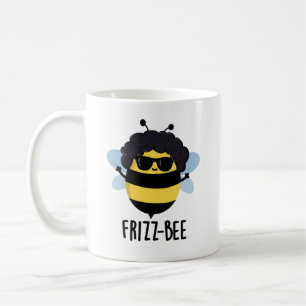 Caneca De Café Frizz Bee Bonito Afro Bee Pun