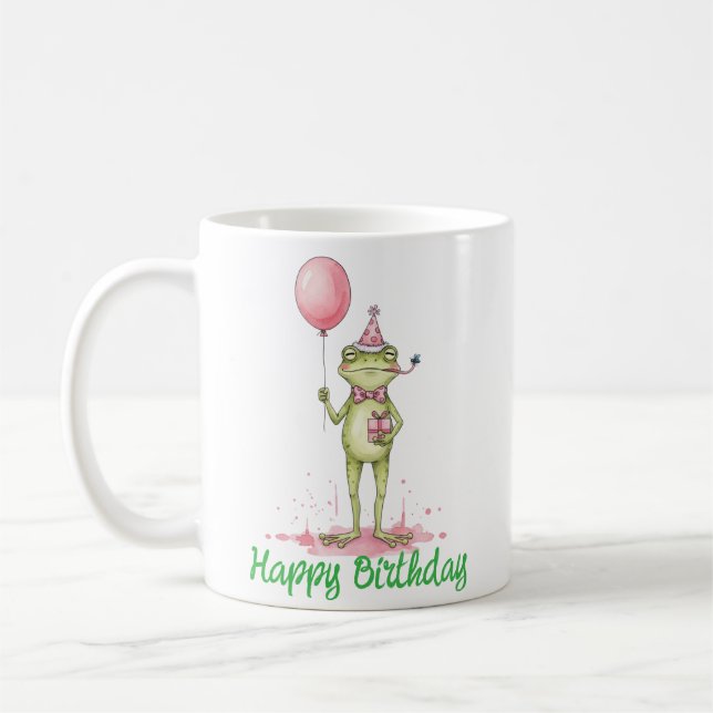 Caneca De Café Frogata Caprichosa com Festa de Aniversário de Bal (Esquerda)