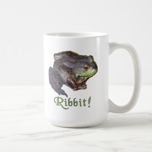 Caneca De Café Froggie - Ribbit! (Direita)