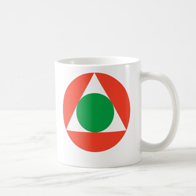 Caneca De Café Fronteira Libanesa da Força Aérea (Direita)