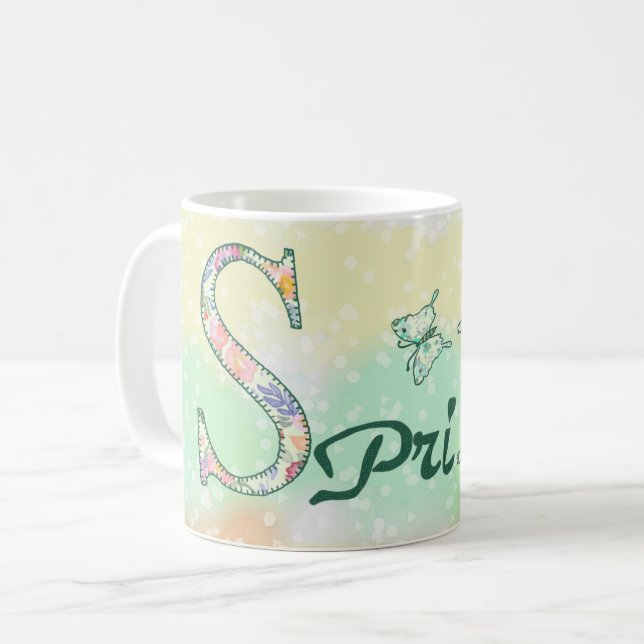 Caneca De Café Frühling Kaffeetasse (Frente Esquerda)