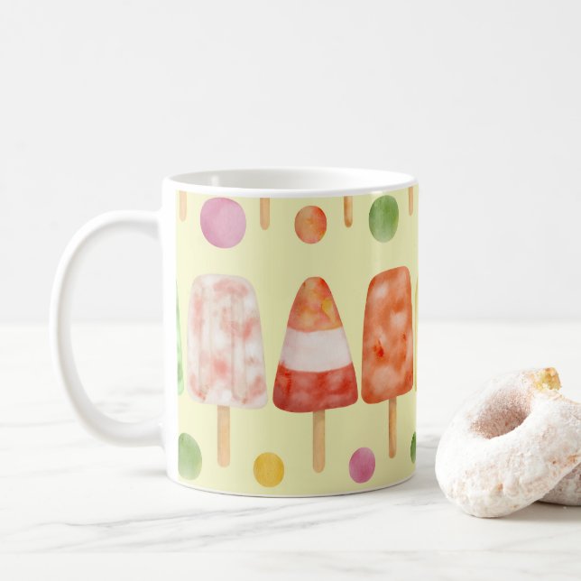 Caneca De Café Fruir Popcicles (Com Donut)