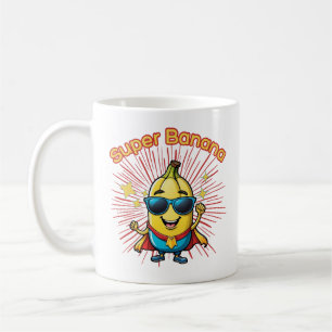 Caneca De Café Fruit Hero: Super Banana Adventure kawaii