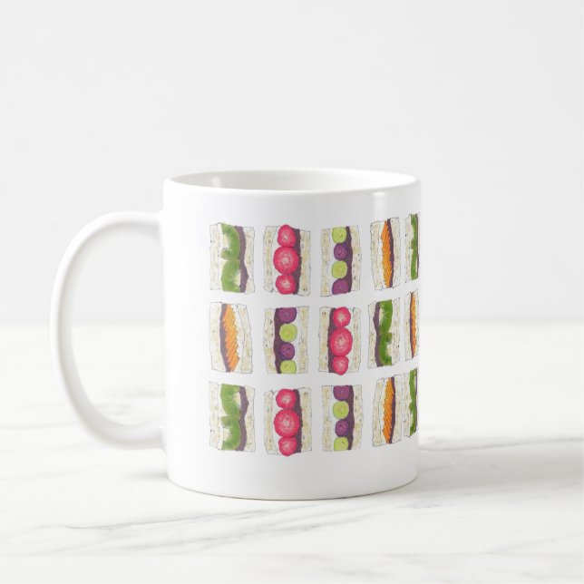 Caneca De Café Fruits Sandwiches  (Esquerda)