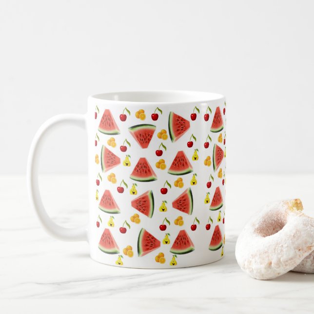Caneca De Café fruta (Com Donut)