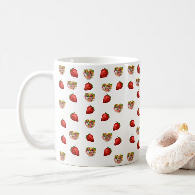 Caneca De Café fruta (Com Donut)