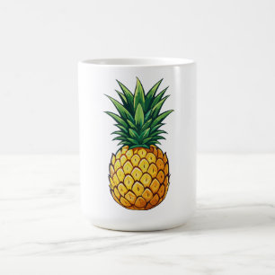 Caneca De Café Fruta abacaxi