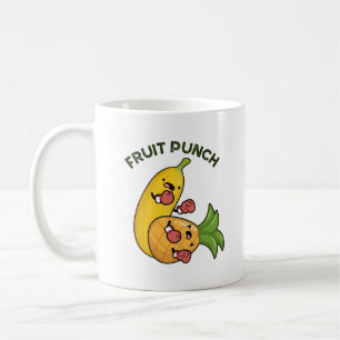 Caneca De Café Fruta Almoçar Arma Engraçado