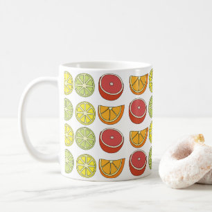 Caneca De Café Fruta Cítrica