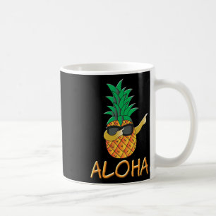 Caneca De Café Fruta de abacaxi Aloha Beaches Hawaii - Surf novo