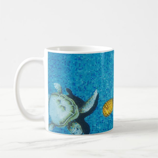 Caneca De Café Fruta de abacaxi amarelo (Esquerda)