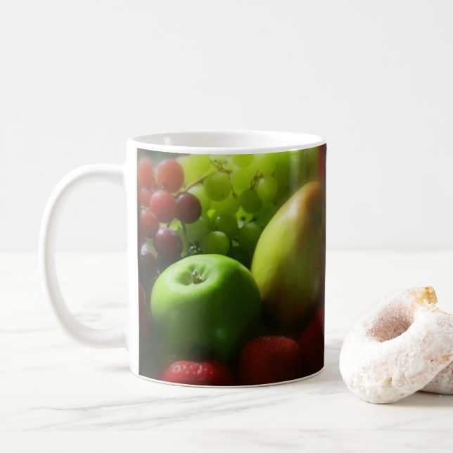 Caneca De Café Fruta estática - Mug de café (Com Donut)