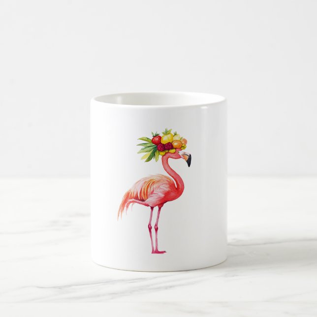 Caneca De Café Fruta Flamingo Rosa (Centro)