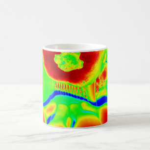 Caneca De Café fruta fluorescente