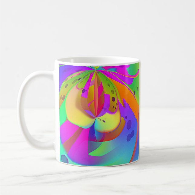 Caneca De Café Fruta Geo (Esquerda)