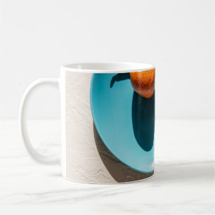 Caneca De Café Fruta laranja no prato