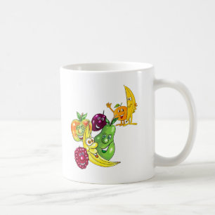 Caneca De Café Fruta nutritiva saudável