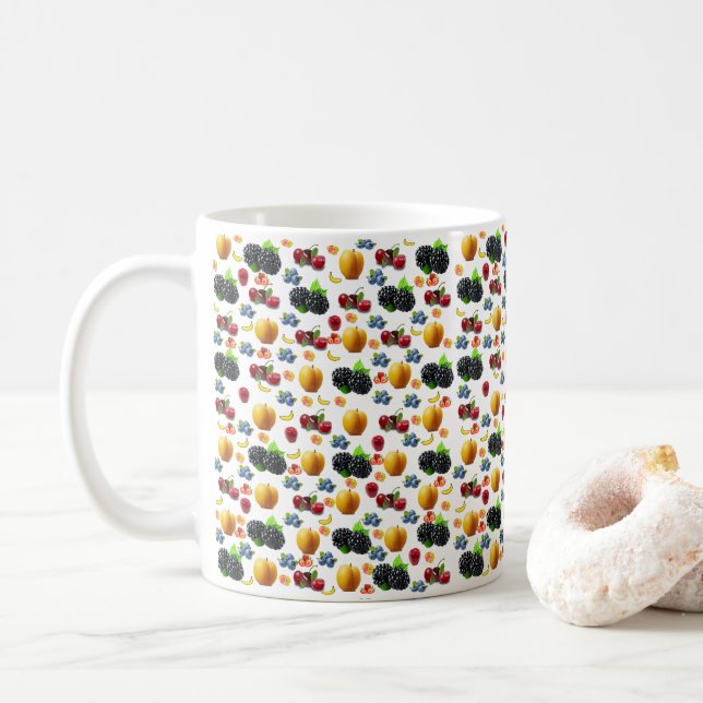 Caneca De Café Fruta Salad Mug (Com Donut)