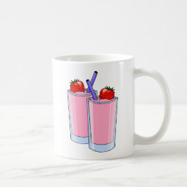 Caneca De Café Fruta Suave Suavizada Sessert Morango Destino