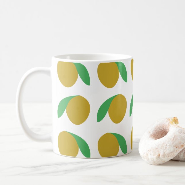 Caneca De Café Fruta tropical de Mango (Com Donut)