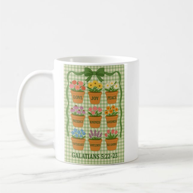 Caneca De Café Fruta Verde do Espírito (Esquerda)