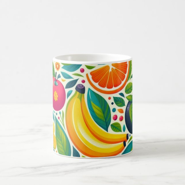 Caneca De Café Frutas coloridas (Centro)
