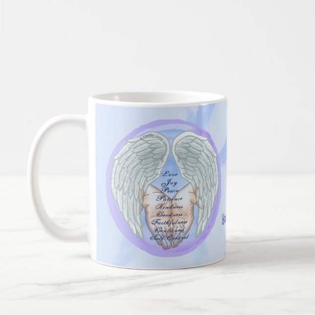 Caneca De Café Frutas cristãs do espírito (Esquerda)