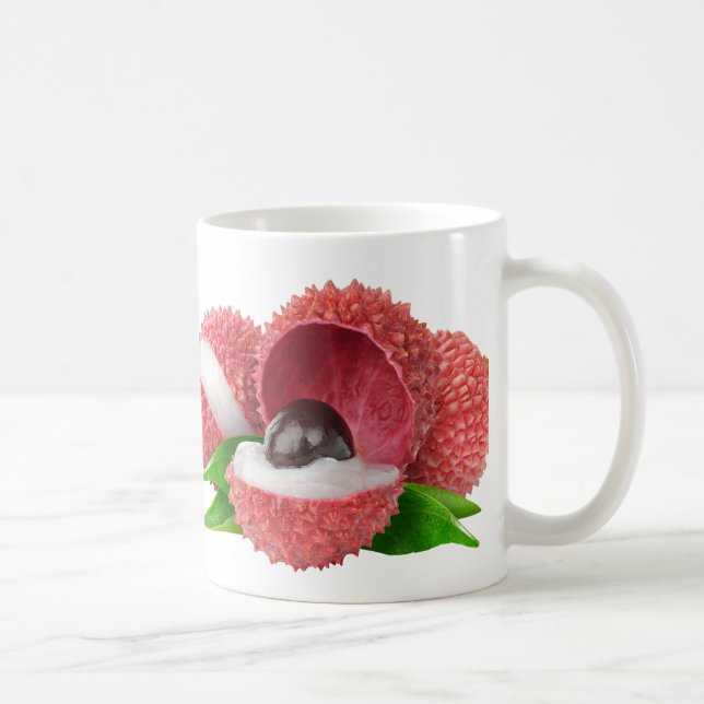 Caneca De Café Frutas de Lychee (Direita)