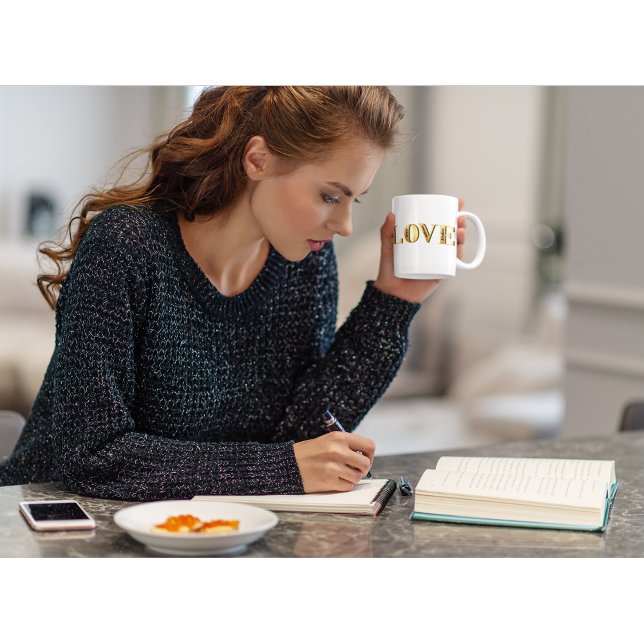 Caneca De Café FRUTAS do Espírito de Deus da fé cristã (Criador carregado)